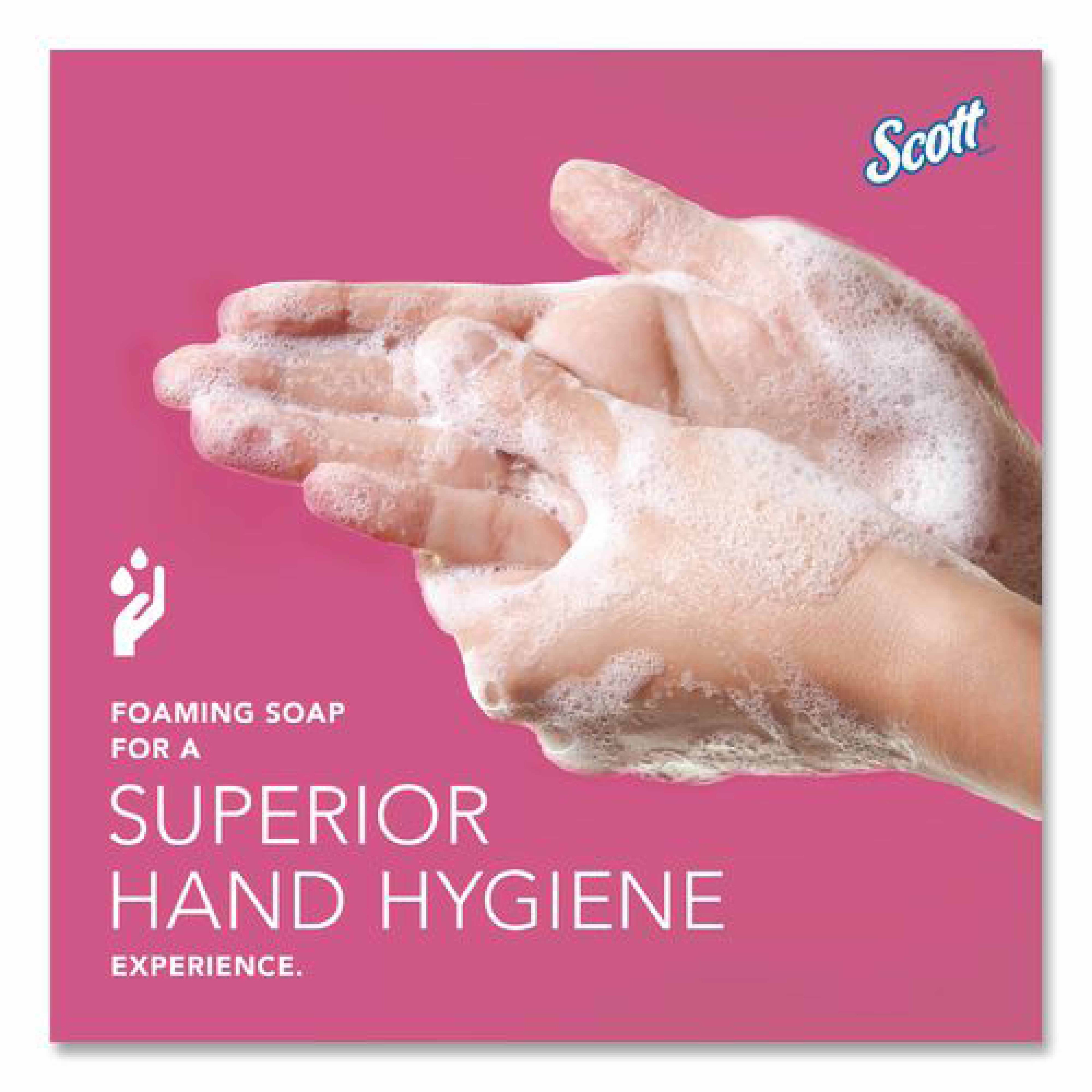 Scott Pro Foam Skin Cleanser with Moisturizers Refill, Light Floral Scent, 1 L, 6/Carton