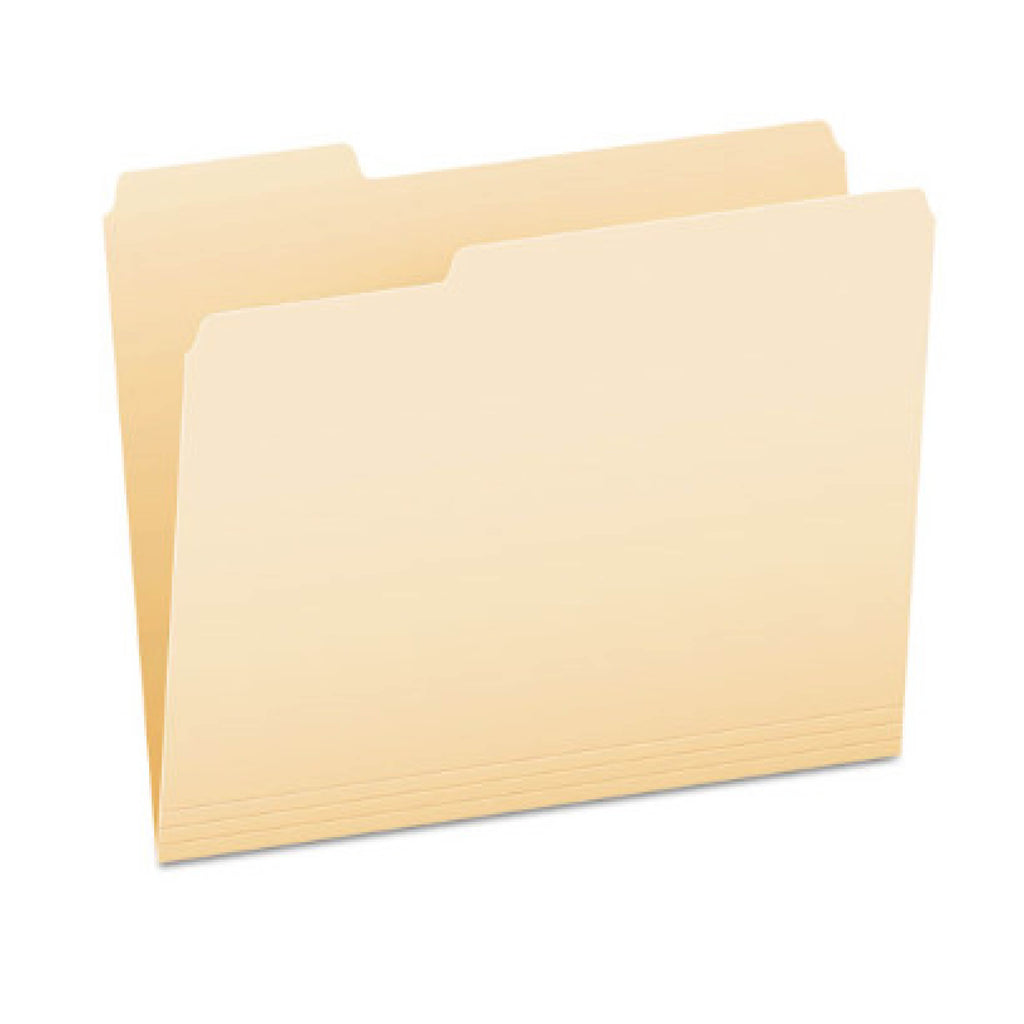 Pendaflex PFX75213 Manilla File Folders, 1/3 Cut Tabs: Assorted, Letter Size, 0.75" Expansion, Manilla, 100/Box