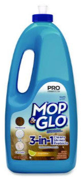 Mop & Glo RAC74297CT Ready to Use Multi-Surface Floor Cleaner, Fresh Citrus Scent, 64 oz Bottle, 6/Carton