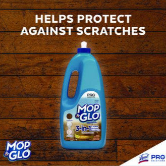 Mop & Glo RAC74297CT Ready to Use Multi-Surface Floor Cleaner, Fresh Citrus Scent, 64 oz Bottle, 6/Carton