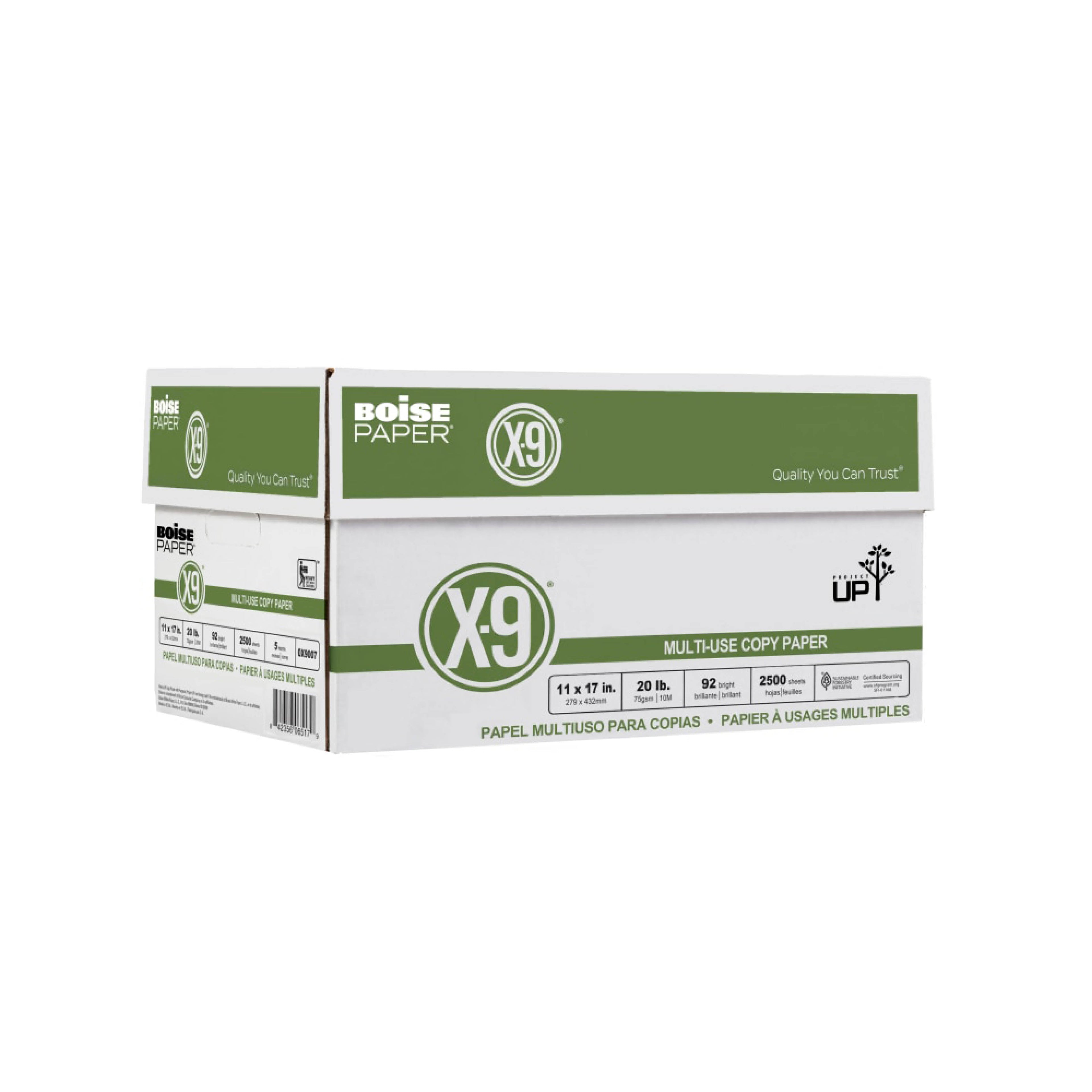 Printer & Copy Paper, White, 11" x 17", 2500 Sheets Per Case, 20 Lb, 92 Brightness/ 5-Reams