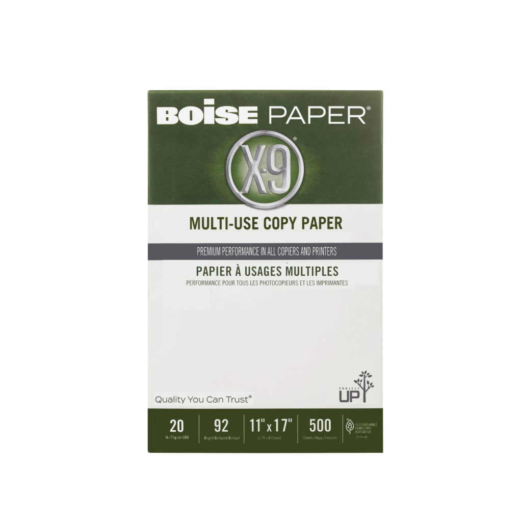 Printer & Copy Paper, White, 11" x 17", 2500 Sheets Per Case, 20 Lb, 92 Brightness/ 5-Reams