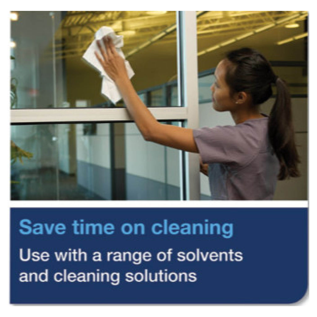 Tork TRK510176 Cleaning Cloth, 8.46" x 16.13", White, 100 Wipes/Box, 10 Boxes/Carton