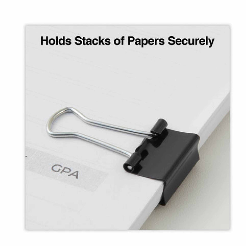 Universal Binder Clips, Medium, 12/Box