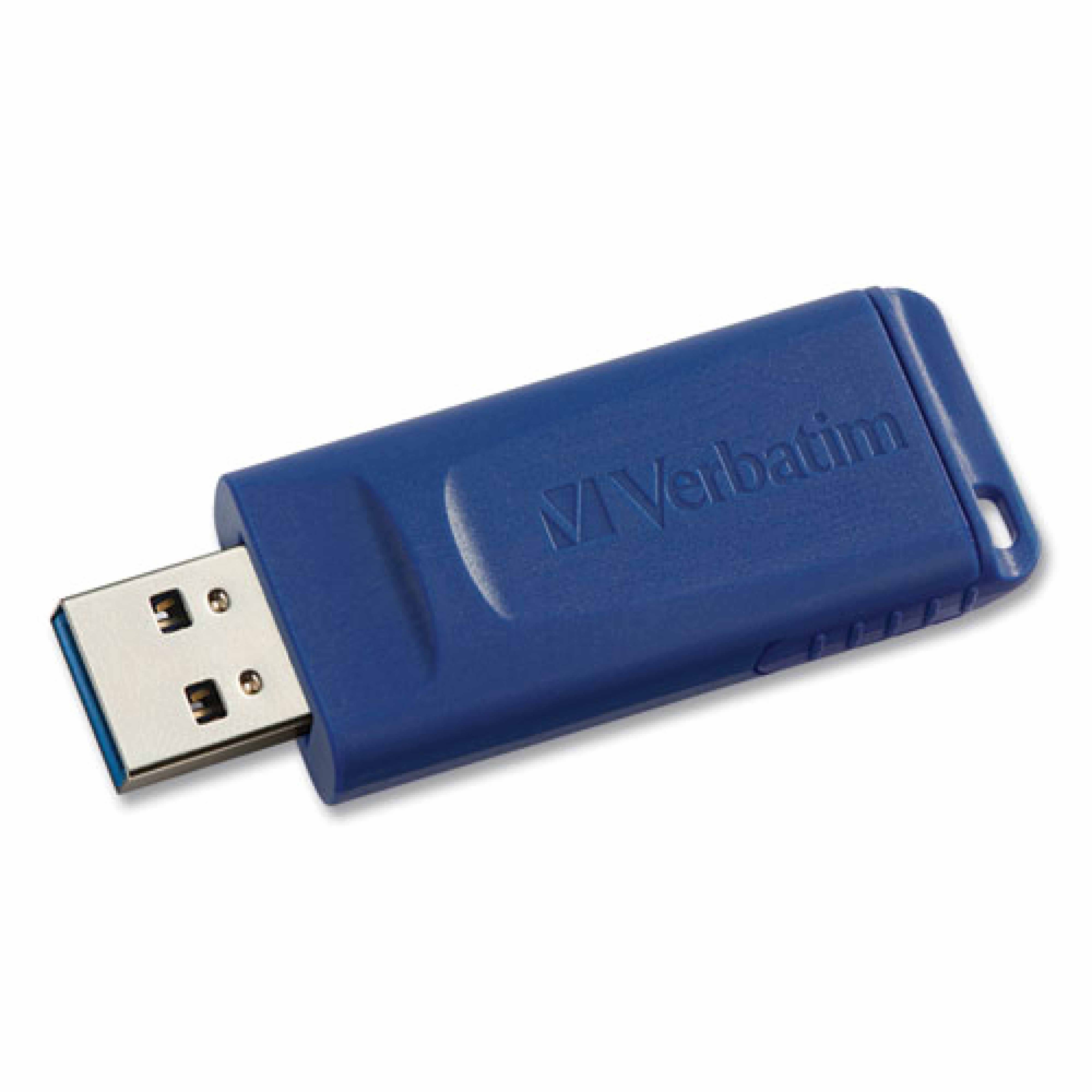 Verbatim Store 'n' Go USB Flash Drive, 32 GB, Assorted Colors, 3/Pack