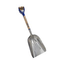 Westward 1WG35A No. 12 14 Gauge Grain Scoop, Aluminum Blade, 29.5" Natural Wood Handle