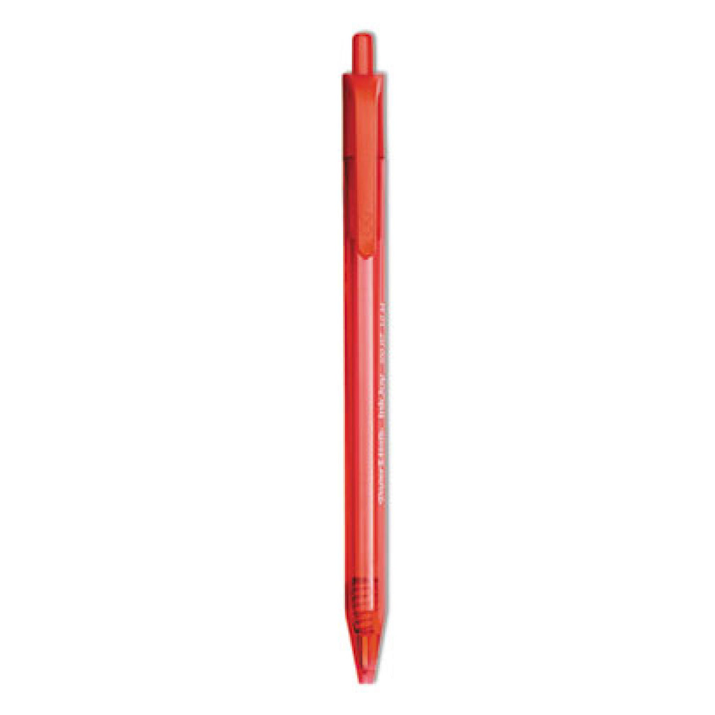 Paper Mate InkJoy 300 RT Ballpoint Pen, Retractable, Medium 1 mm, Red Ink, Red Barrel, Dozen