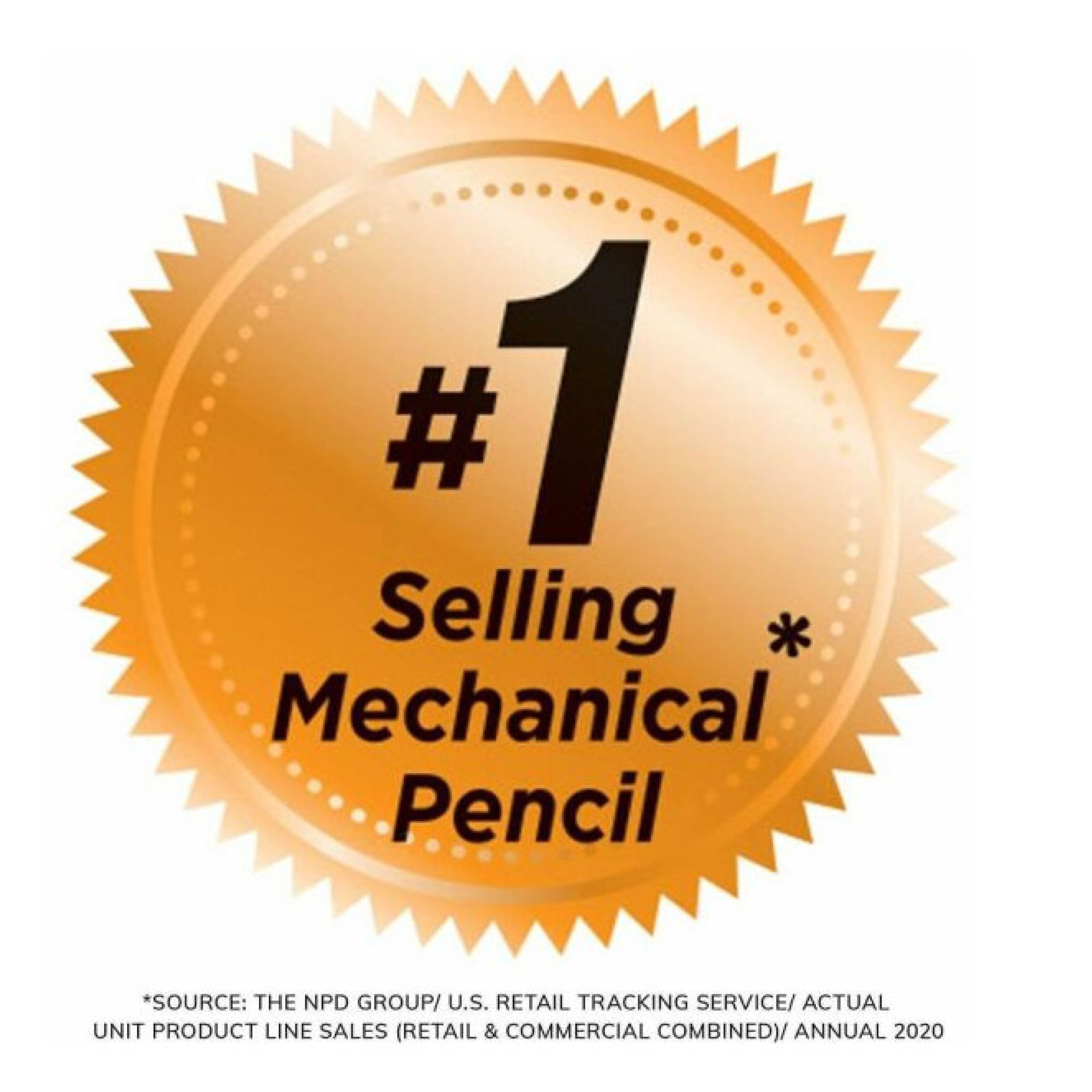BIC Mechanical Pencils, Xtra Life, 0.7 mm, Black Barrel, Pack Of 12