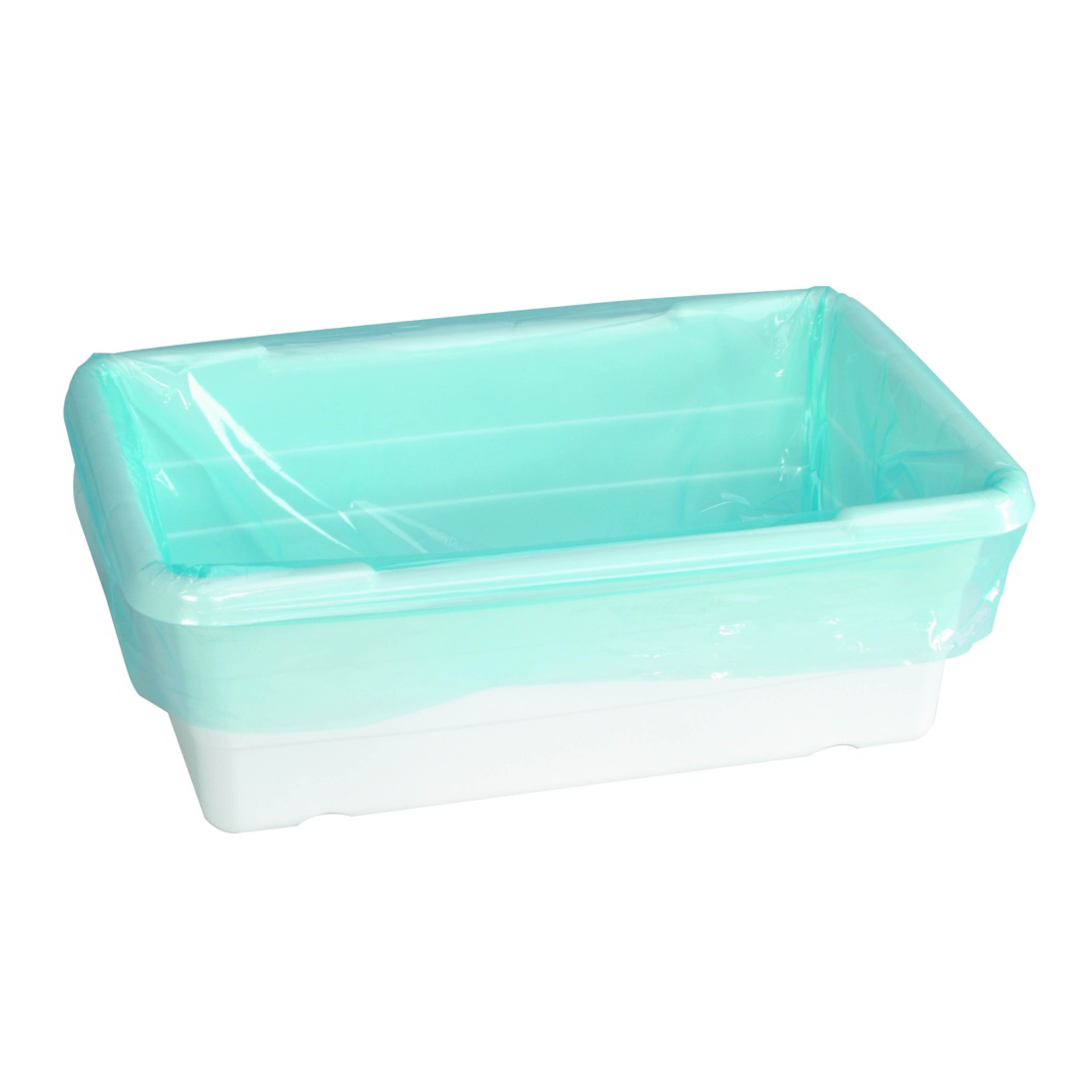 Clarity 001-B-E1792215 Blue Poly Tote Liners, 500/Case