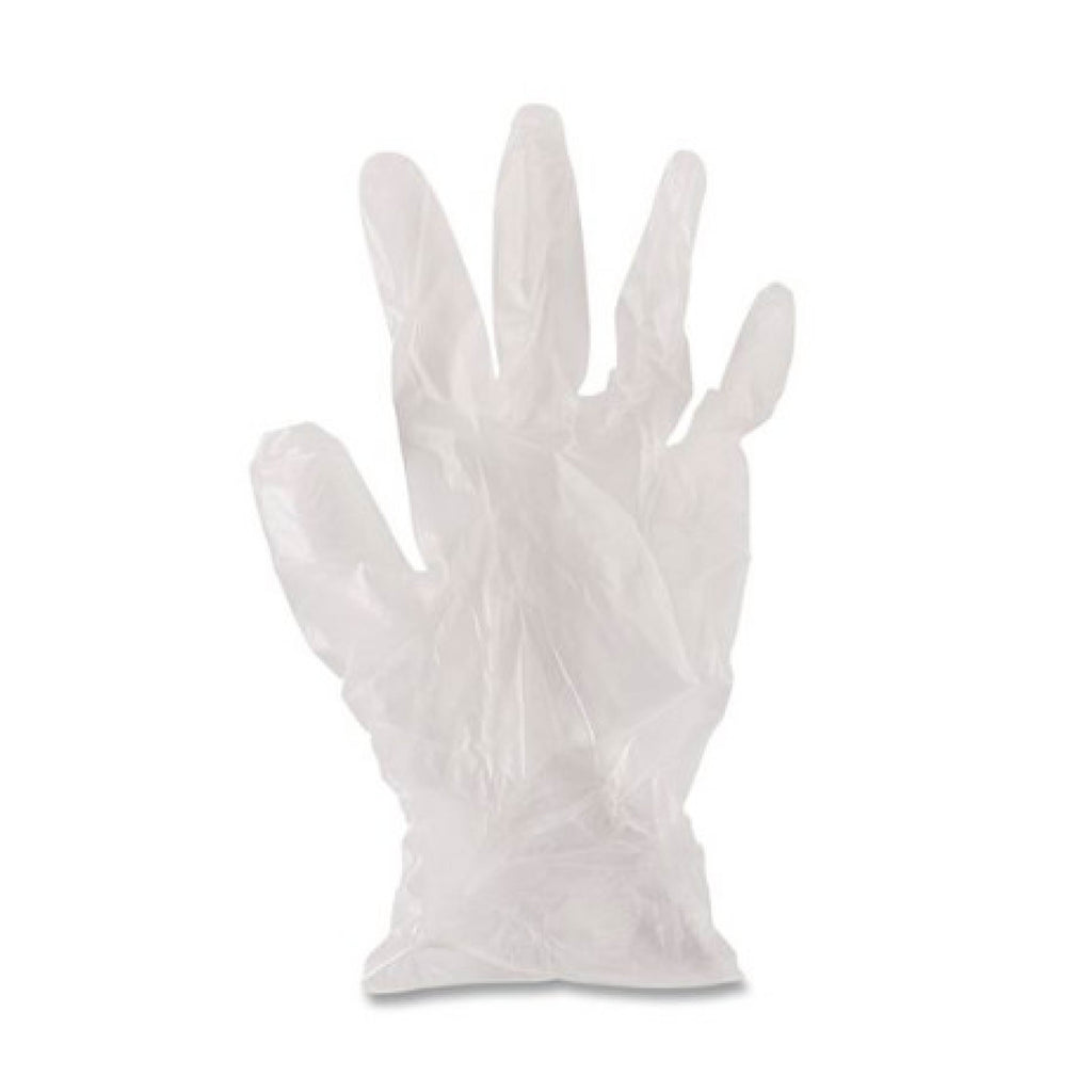 Boardwalk BWK365L Powder Free Vinyl Gloves, Large, 100/Box
