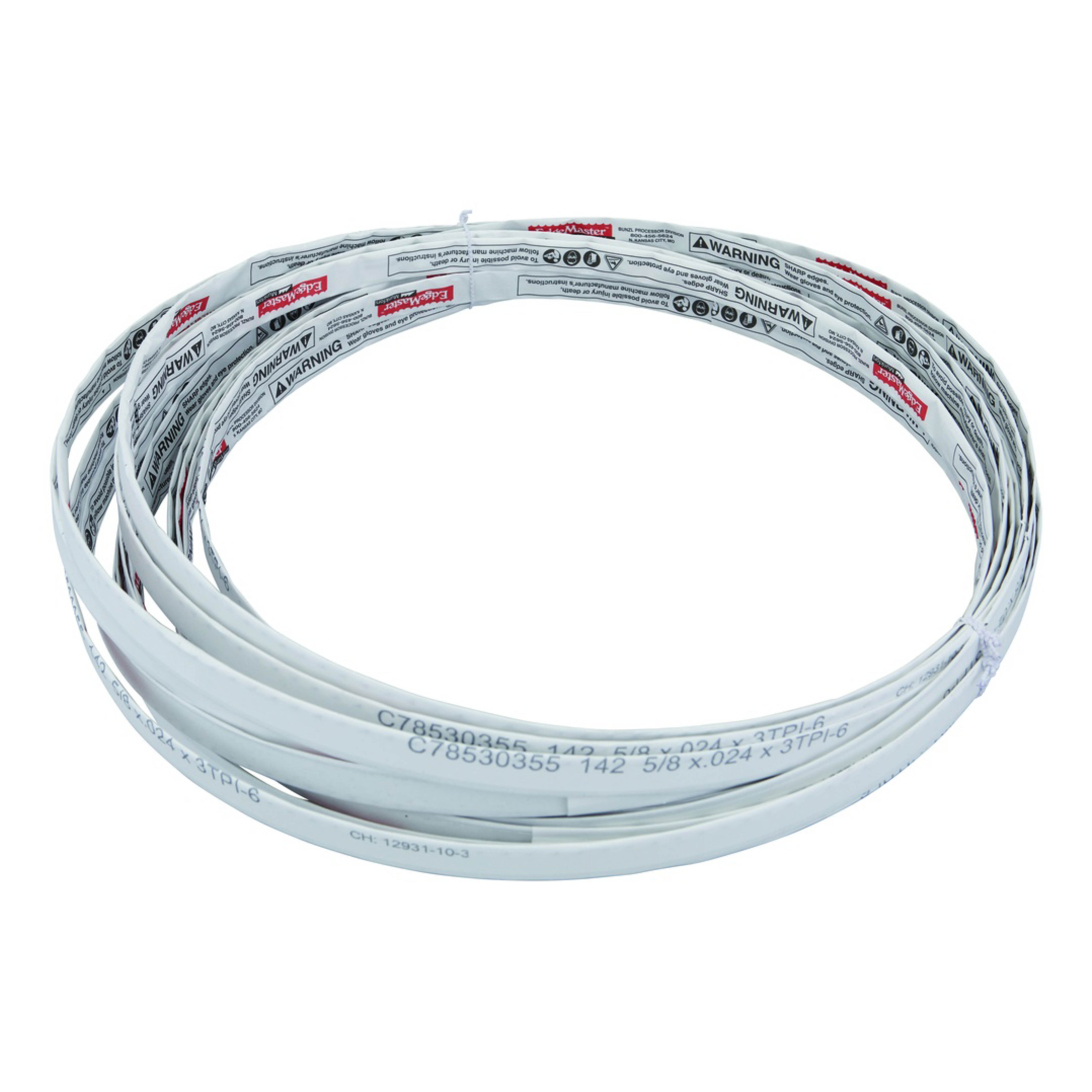Edge Manufacturing 001-B-C78530355 Edgemaster Bandsaw Blade, 142" x .024" x 5/8", 3 TPI, Each