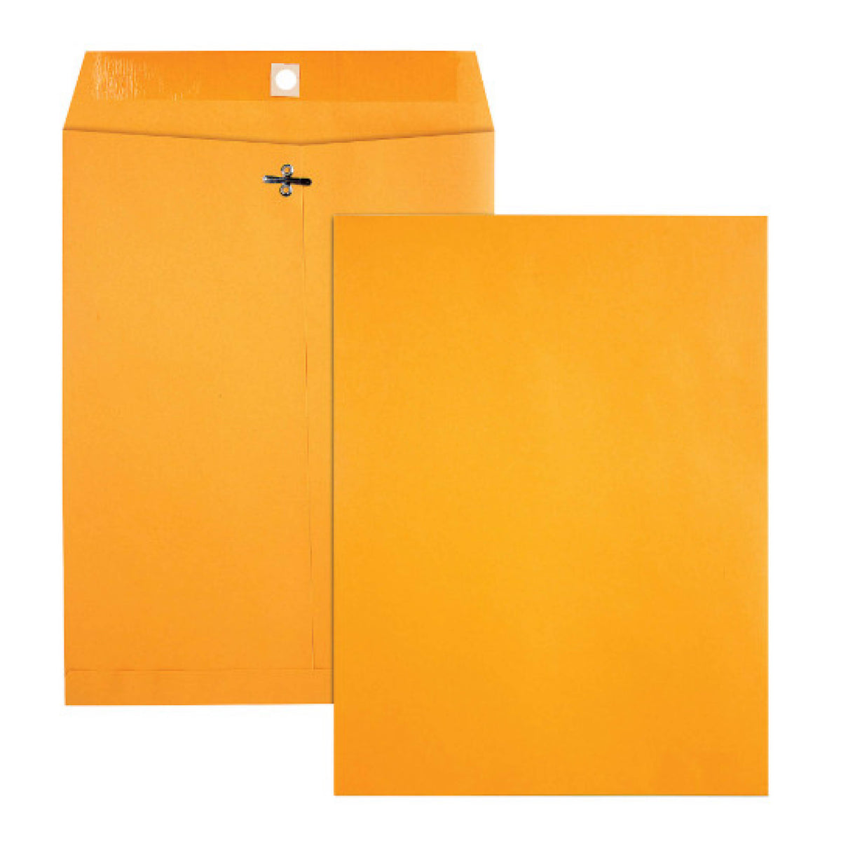 Envelopes, 10" x 13", Clasp Closure, Brown, Box Of 100