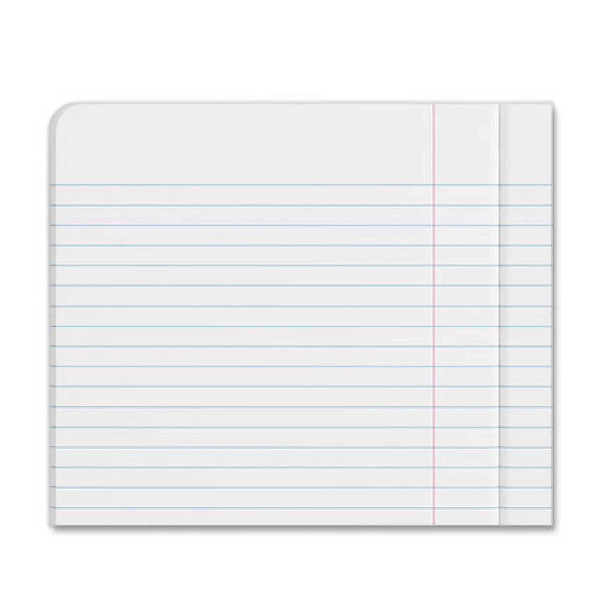 Composition Book, 7-1/2" x 9-3/4", Wide-Rule, 100 Sheets