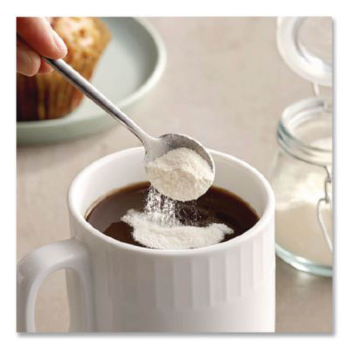 Office Snax Powdered Non-Dairy Creamer, Regular, 12 oz Canister, 3/Pack