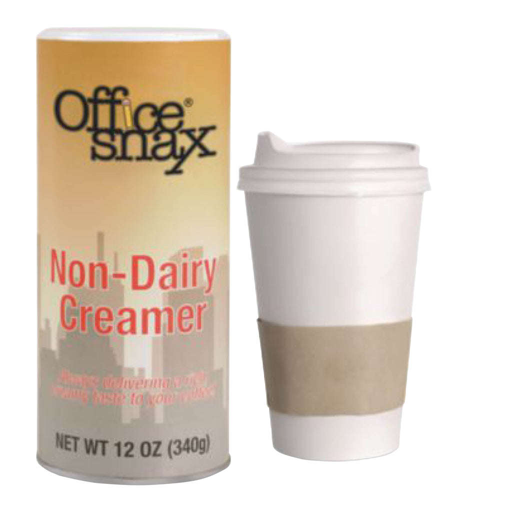 Office Snax Powdered Non-Dairy Creamer, Regular, 12 oz Canister, 3/Pack