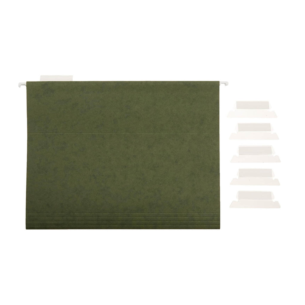 Pendeflex Extra-Capacity Hanging Folders, 3" Expansion, Letter Size, Green, Pack Of 25
