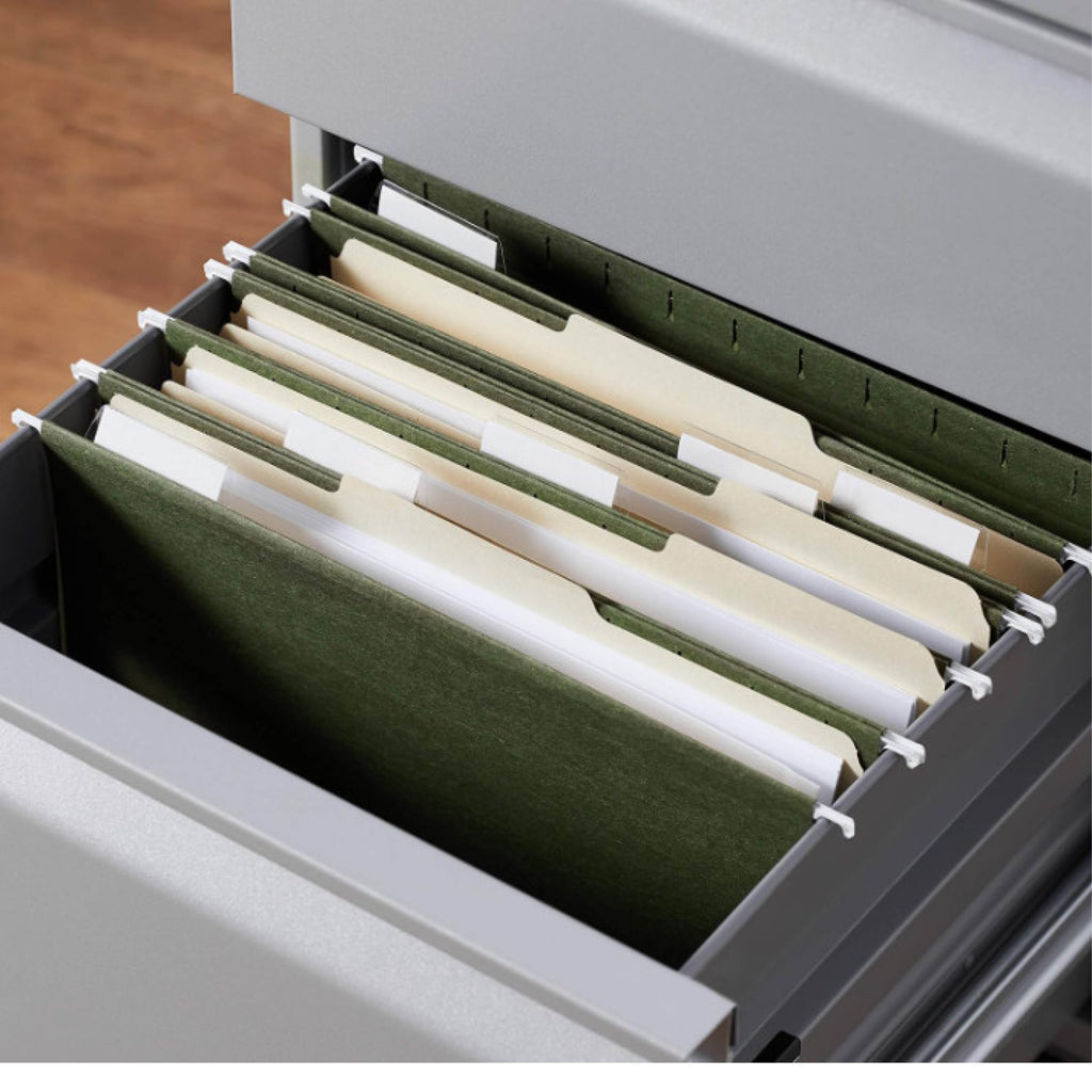 Pendeflex Extra-Capacity Hanging File Folders, 1" Expansion, Letter Size, Green, Pack Of 25 Folders