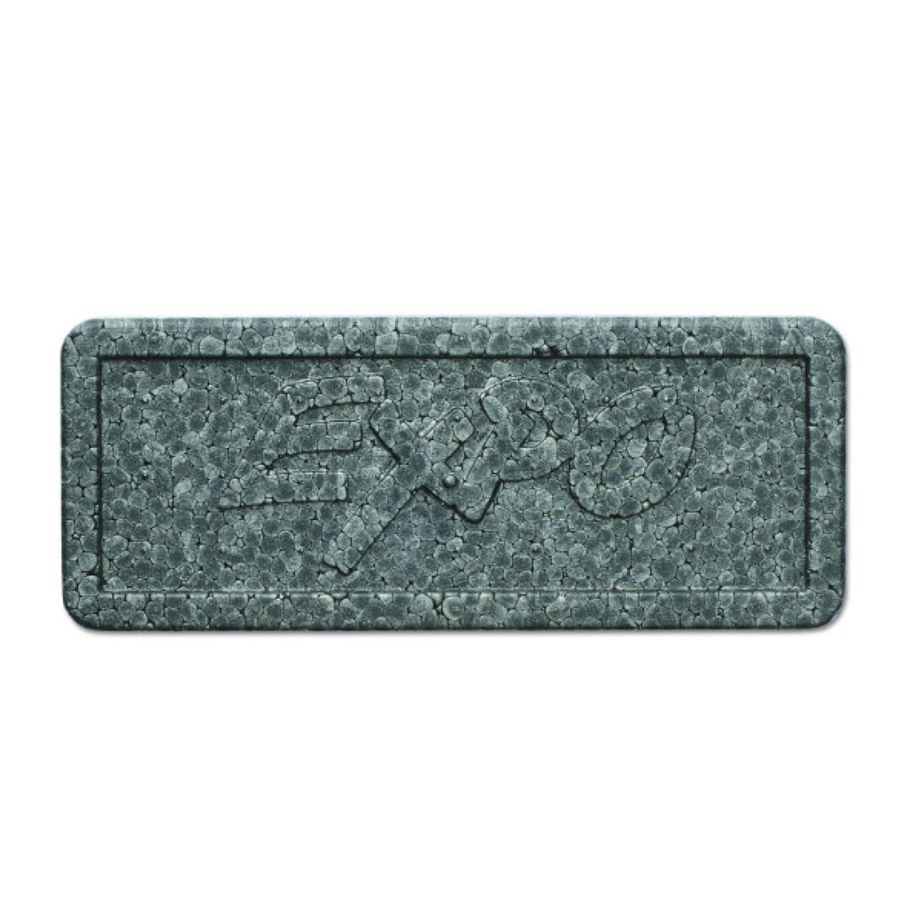 EXPO White Board CARE Dry Erase Eraser, 5.13" x 2.25" x 1.25", Charcoal
