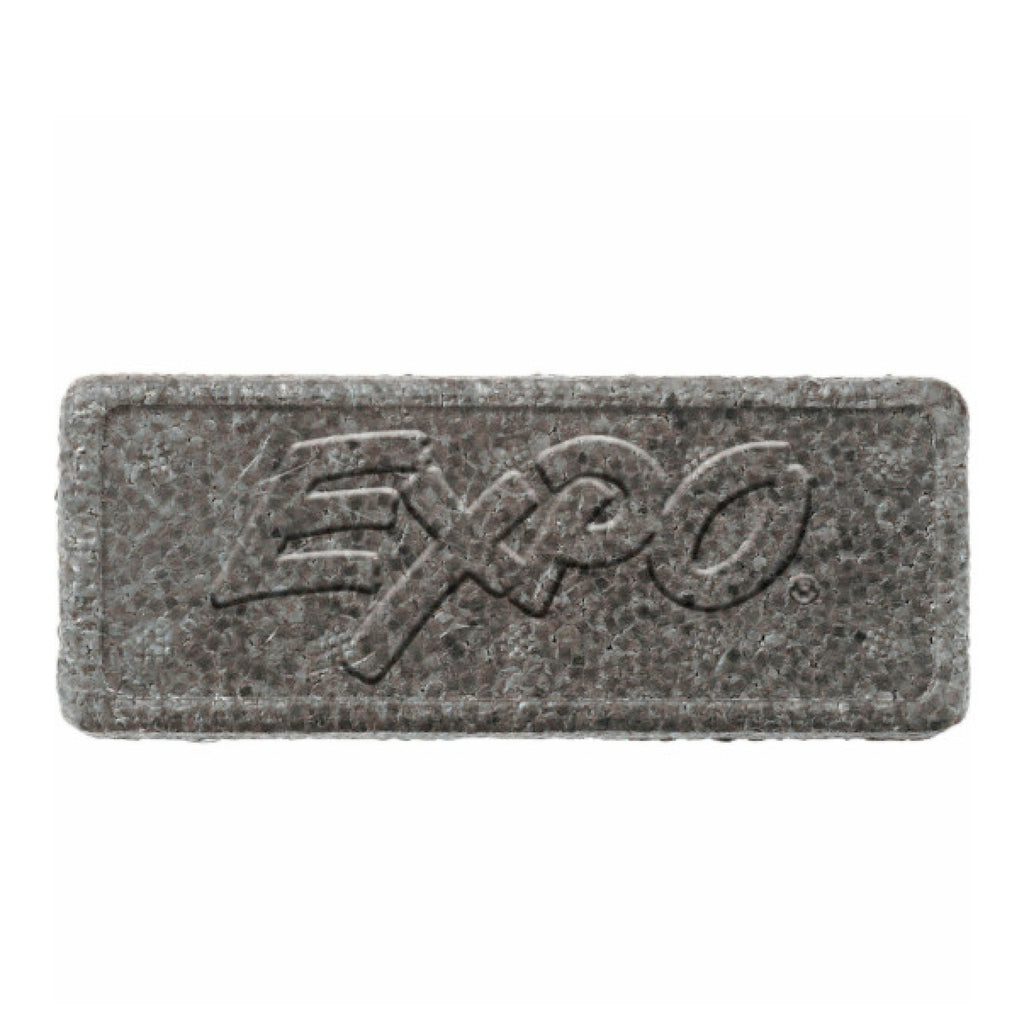 EXPO White Board CARE Dry Erase Eraser, 5.13" x 2.25" x 1.25", Charcoal