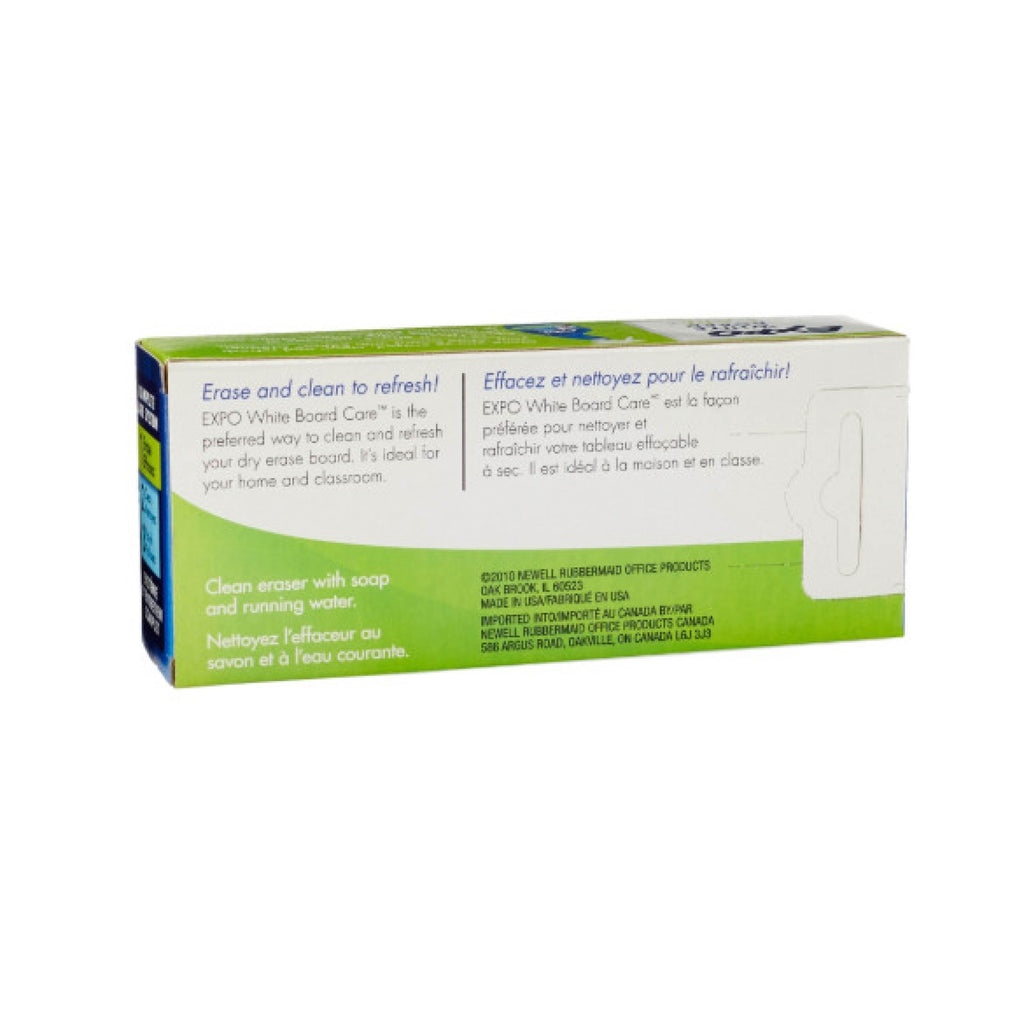 EXPO White Board CARE Dry Erase Eraser, 5.13" x 2.25" x 1.25", Charcoal
