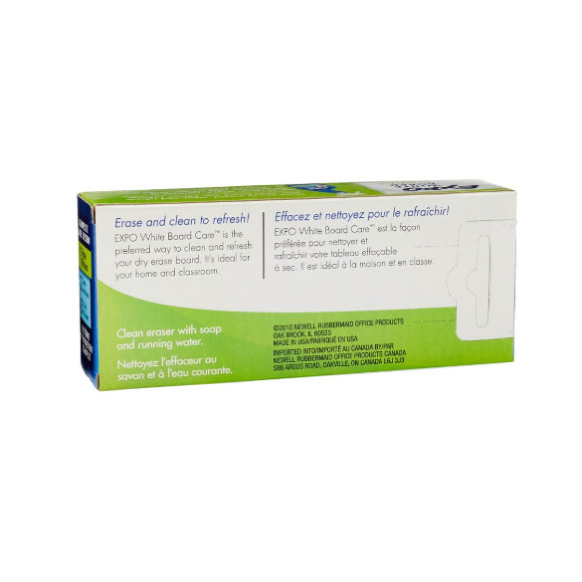 EXPO White Board CARE Dry Erase Eraser, 5.13" x 2.25" x 1.25", Charcoal