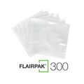 Flair 8" x 10" 3 Mil Zipper Vacuum Bags with Hole, 500/Case