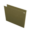 Hanging Folders, Letter Size, 100% Recycled; Standard Green, Box Of 25 Folders