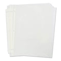 Standard Sheet Protectors, Light-Duty, Side: 3-Hole Punched, Top Load 8.5 x 11 Insert, Non-glare Clear Front, 200/Box