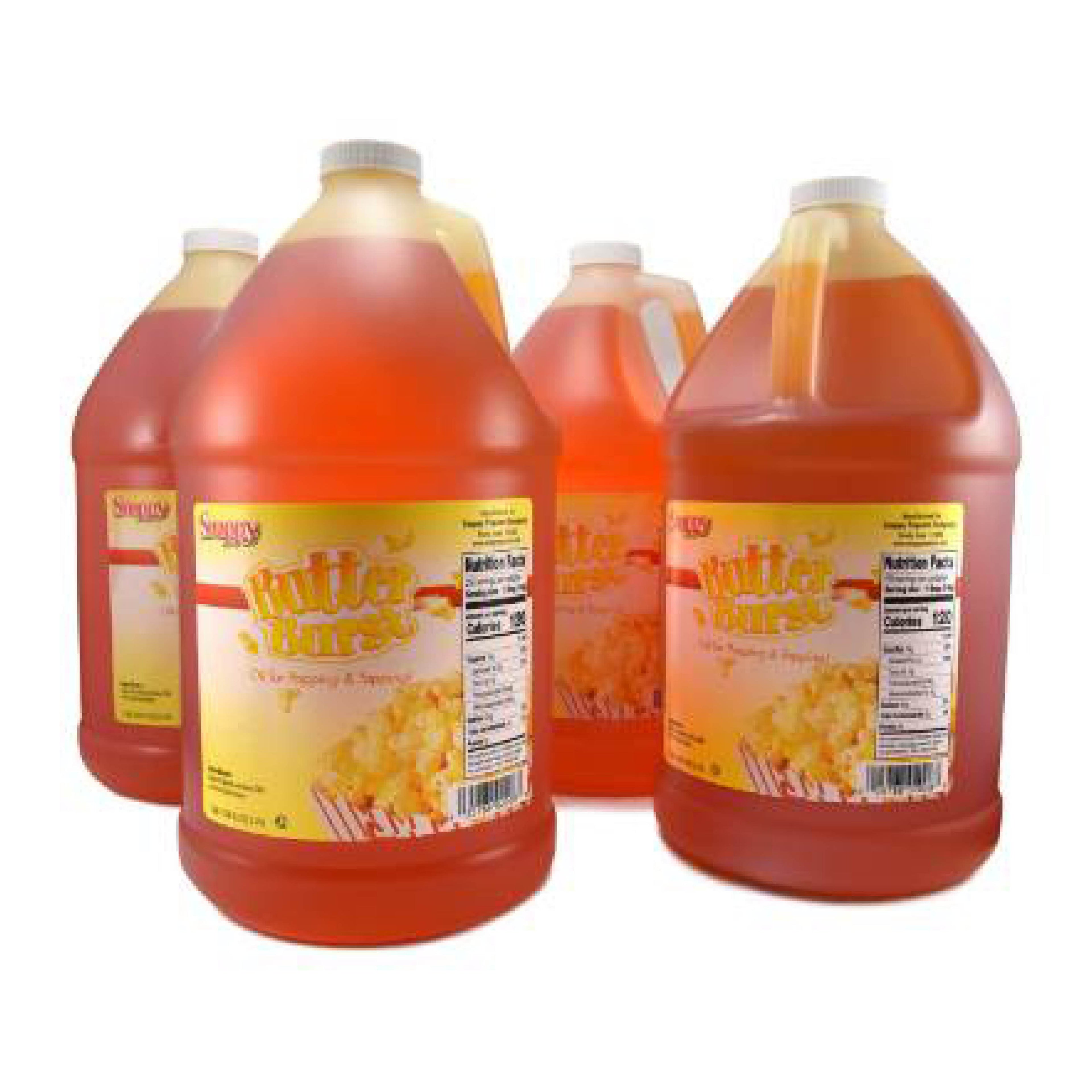 Snappy 001-2007 Butter Burst Popcorn Oil, 1 Gallon, 4/Case