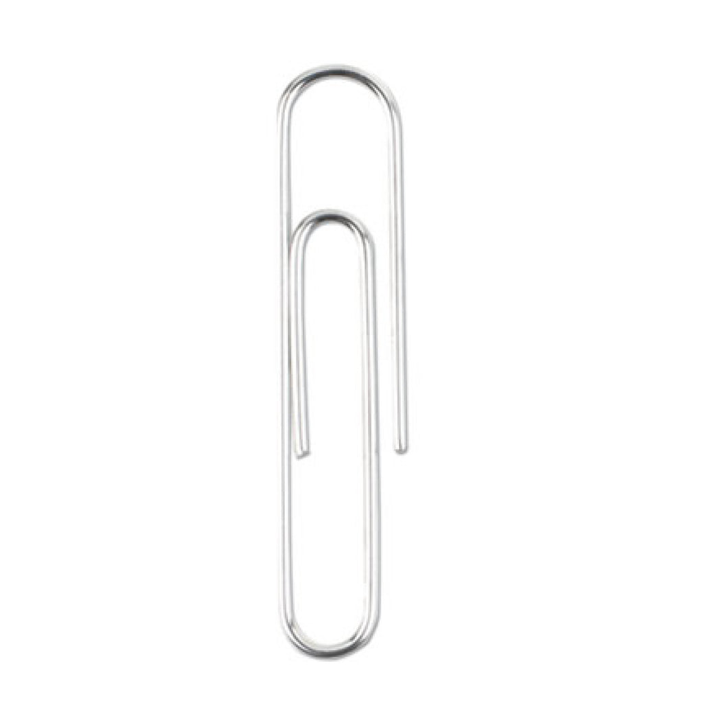 Acco Paper Clips, 500 Total, Jumbo, Silver, 100 Per Box, Pack Of 5 Boxes