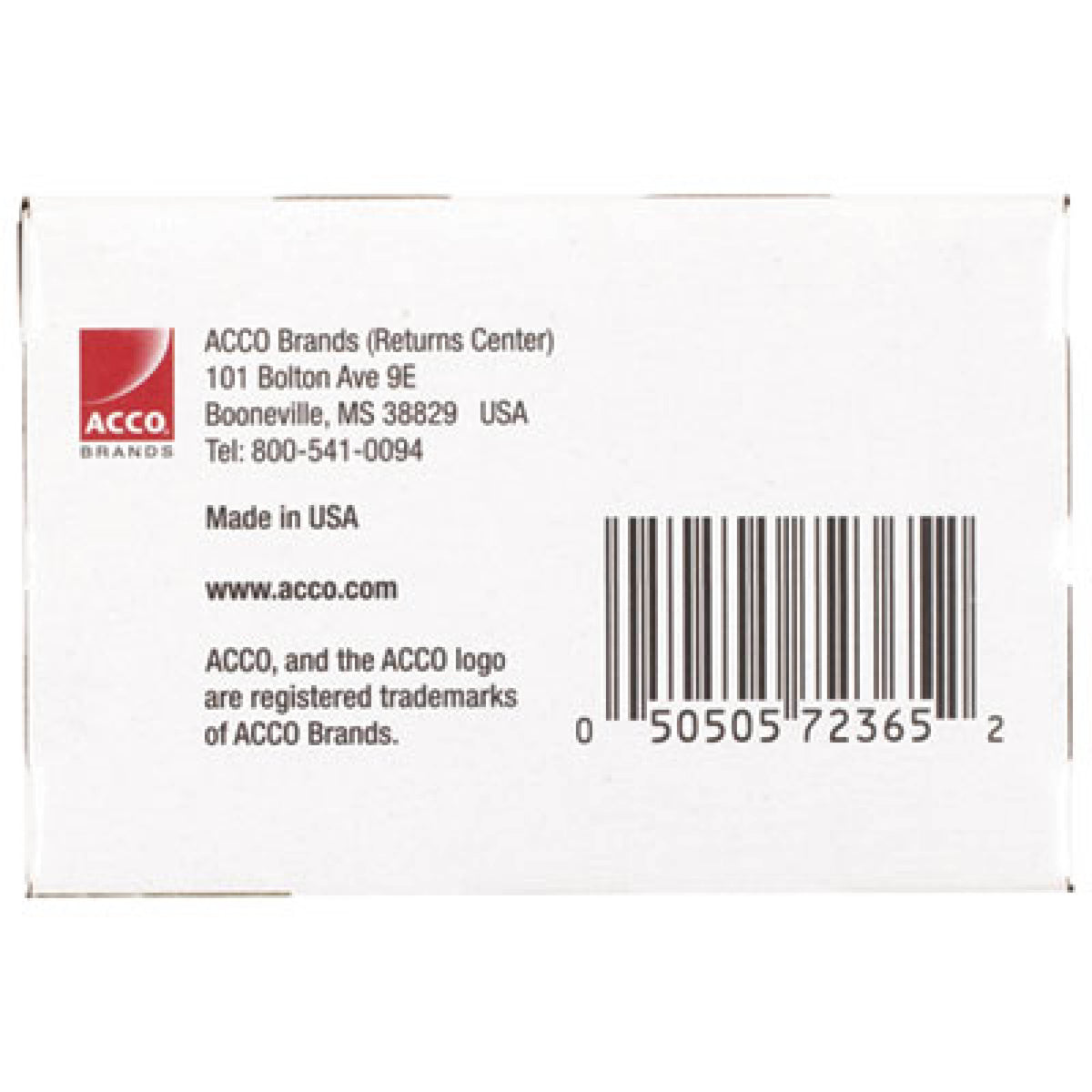 Acco Non-Skid Paper Clips, No. 1, Small, Silver, Pack Of 5 Boxes, 100 Per Box, 500 Total