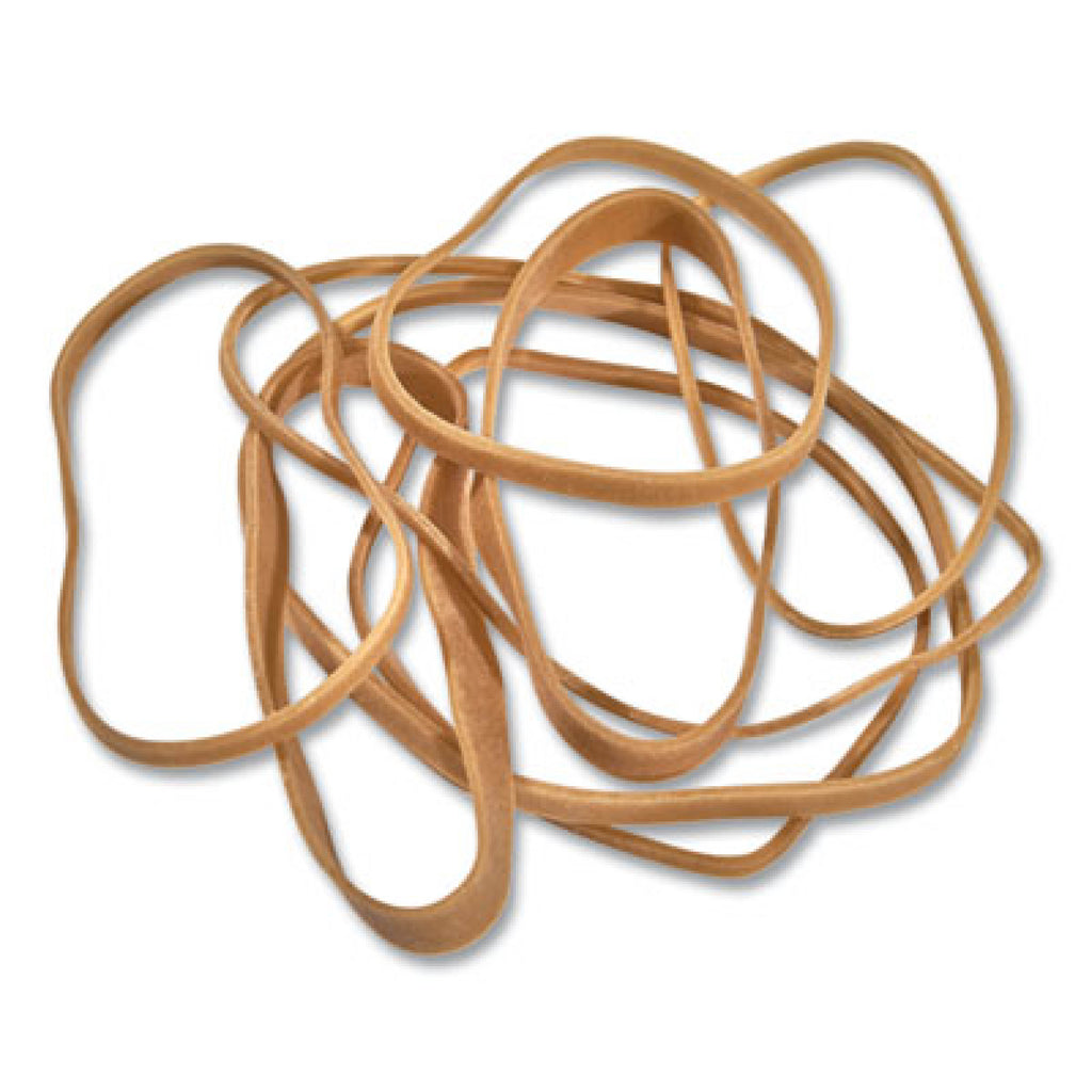 Rubber Bands, Size 54 (Assorted), Assorted Gauges, Beige, 4 oz Box