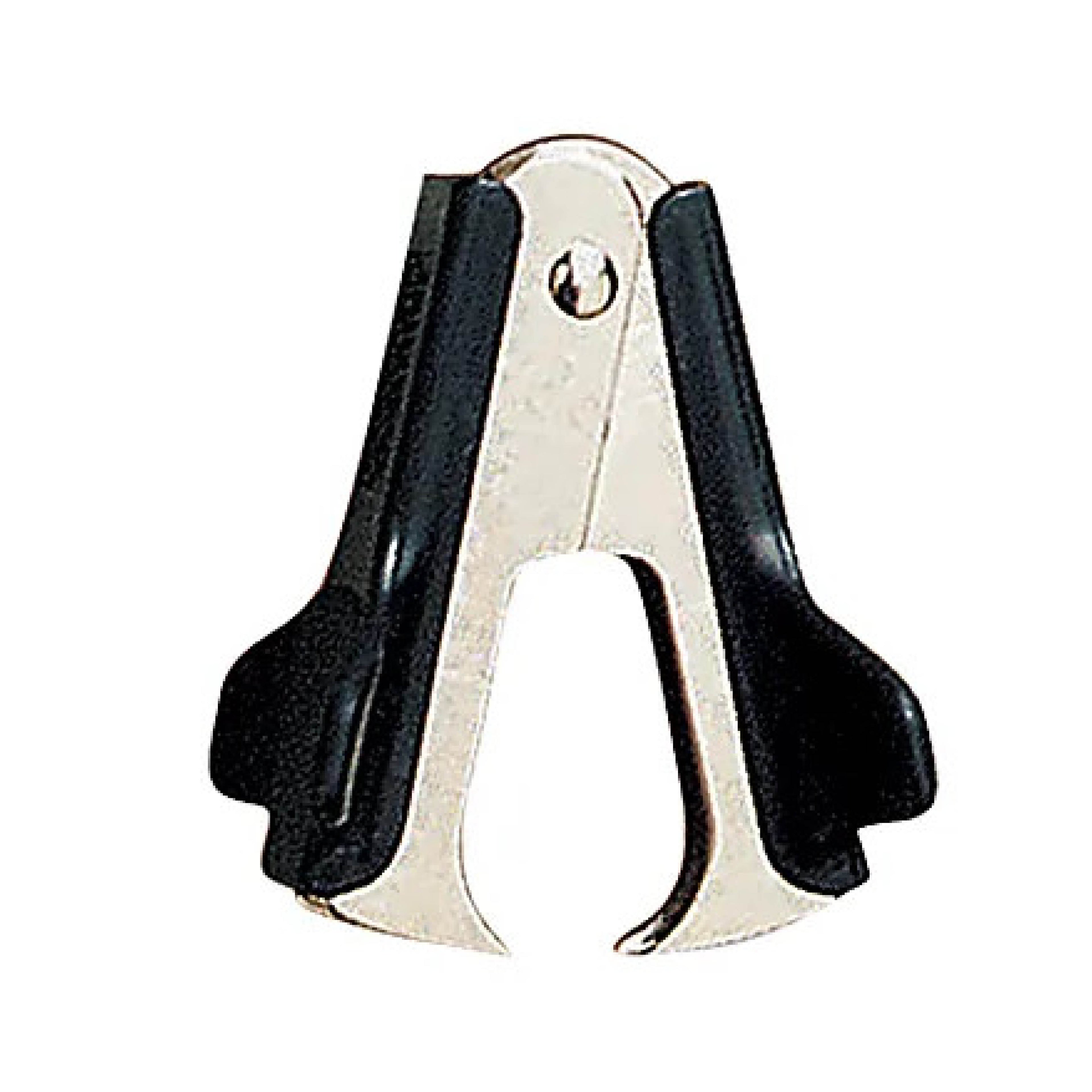 Nickel-plated Teeth Staple Remover - Plastic - Black - 1 Each