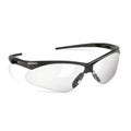 KleenGuard KCC25676 V30 Nemesis Safety Glasses, Black Frame, Clear Lens