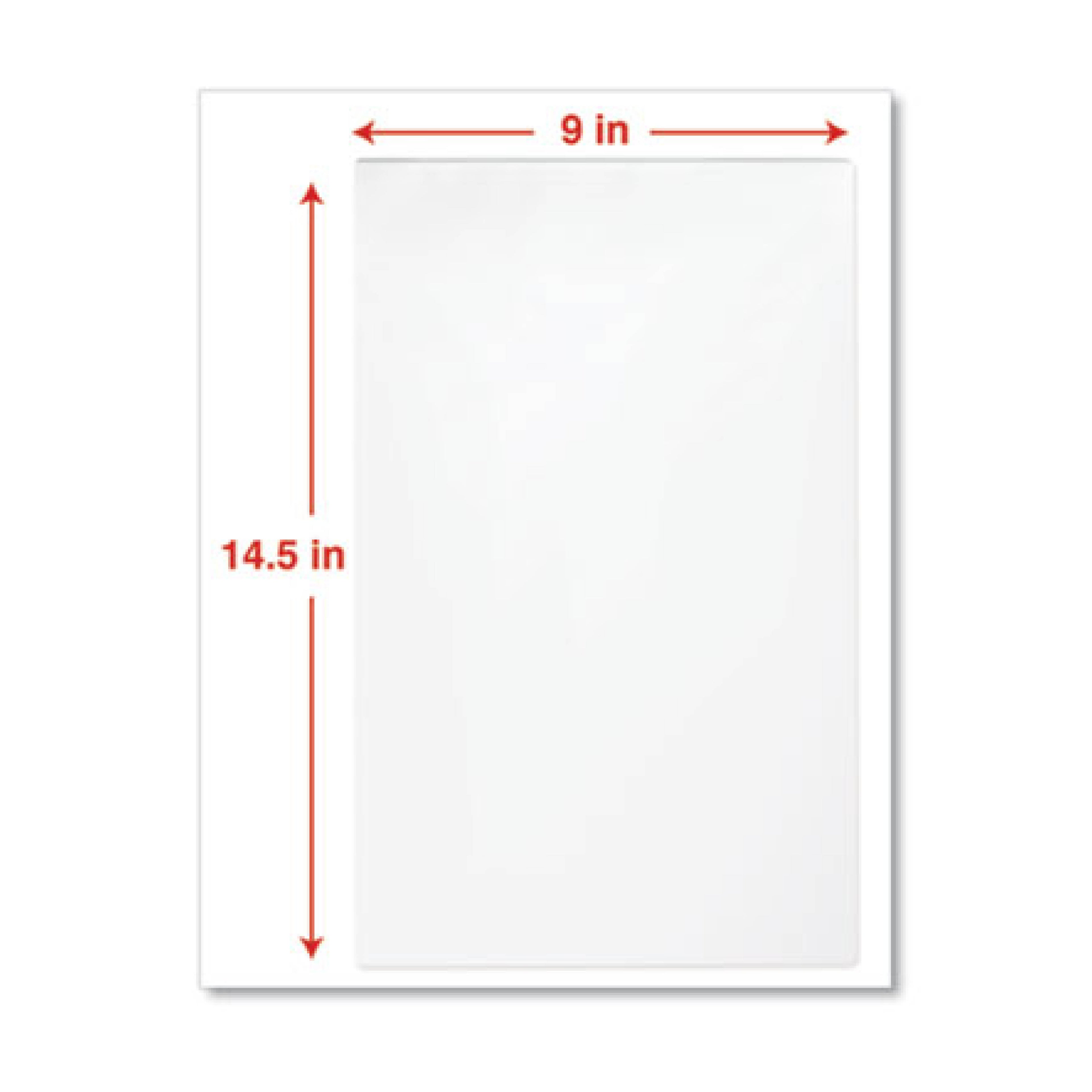 3 mil Legal-Size Laminating Pouches, 9 x 14.5, 5 Packs of 100