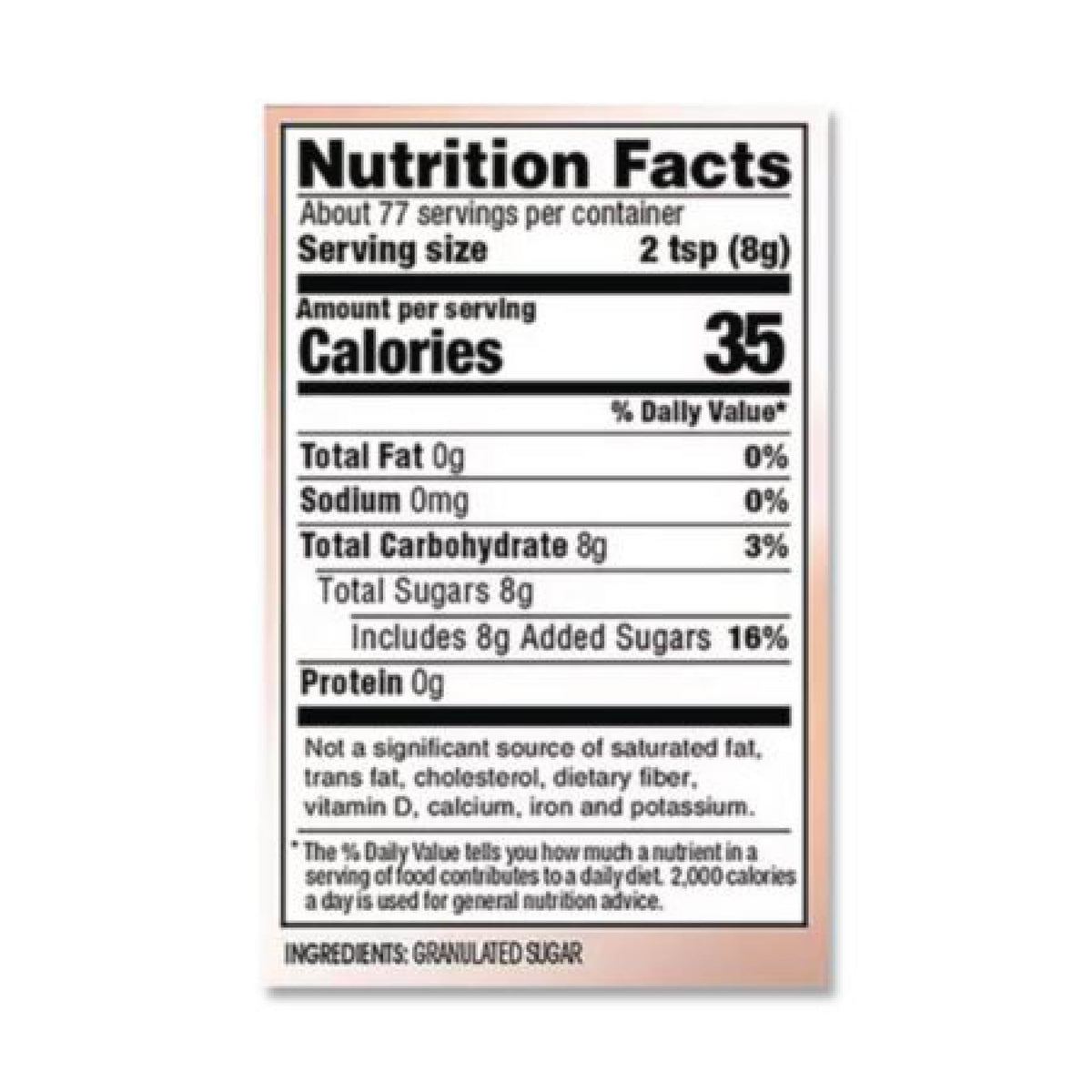 Pure Sugar Cane, 20 oz Canister, 3/Pack